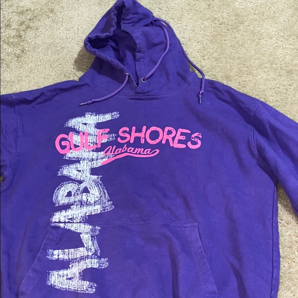 Purple gulf Shores Alabama hoodie